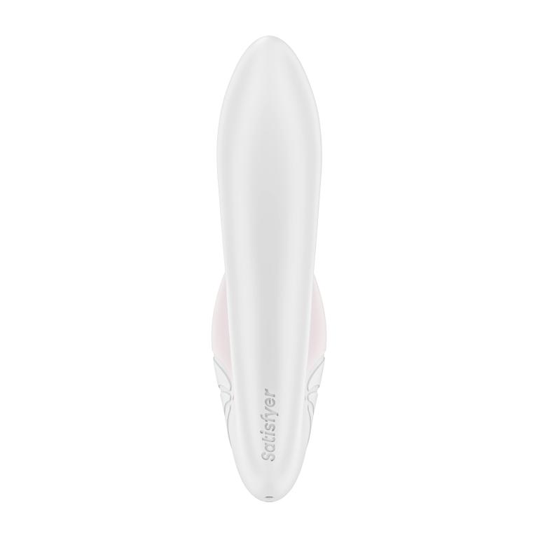 Вибратор с вакуумным стимулятором Satisfyer Supernova (белый)