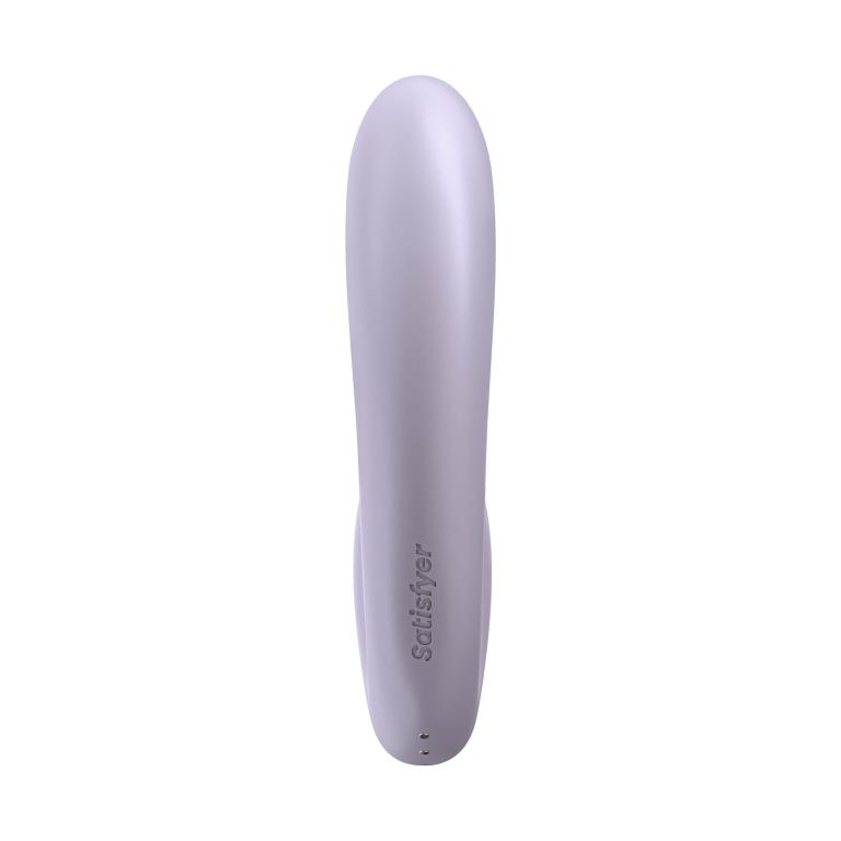 Вибратор с вакуумным стимулятором Satisfyer Sunray с фиксацией формы (лиловый)