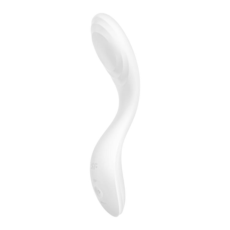 Вибромассажер Satisfyer Rrrolling Pleasure с движущимся шариком для стимуляции точки G (белый)