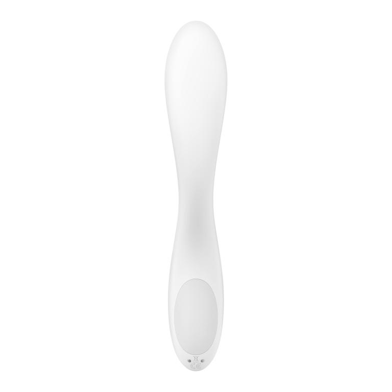 Вибромассажер Satisfyer Rrrolling Pleasure с движущимся шариком для стимуляции точки G (белый)