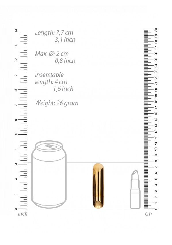 Перезаряжаемая вибропуля BGT - 7 Speed Rechargeable Bullet