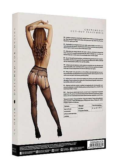 Колготки (имитация чулок) Crotchless Cut-Out Pantyhose