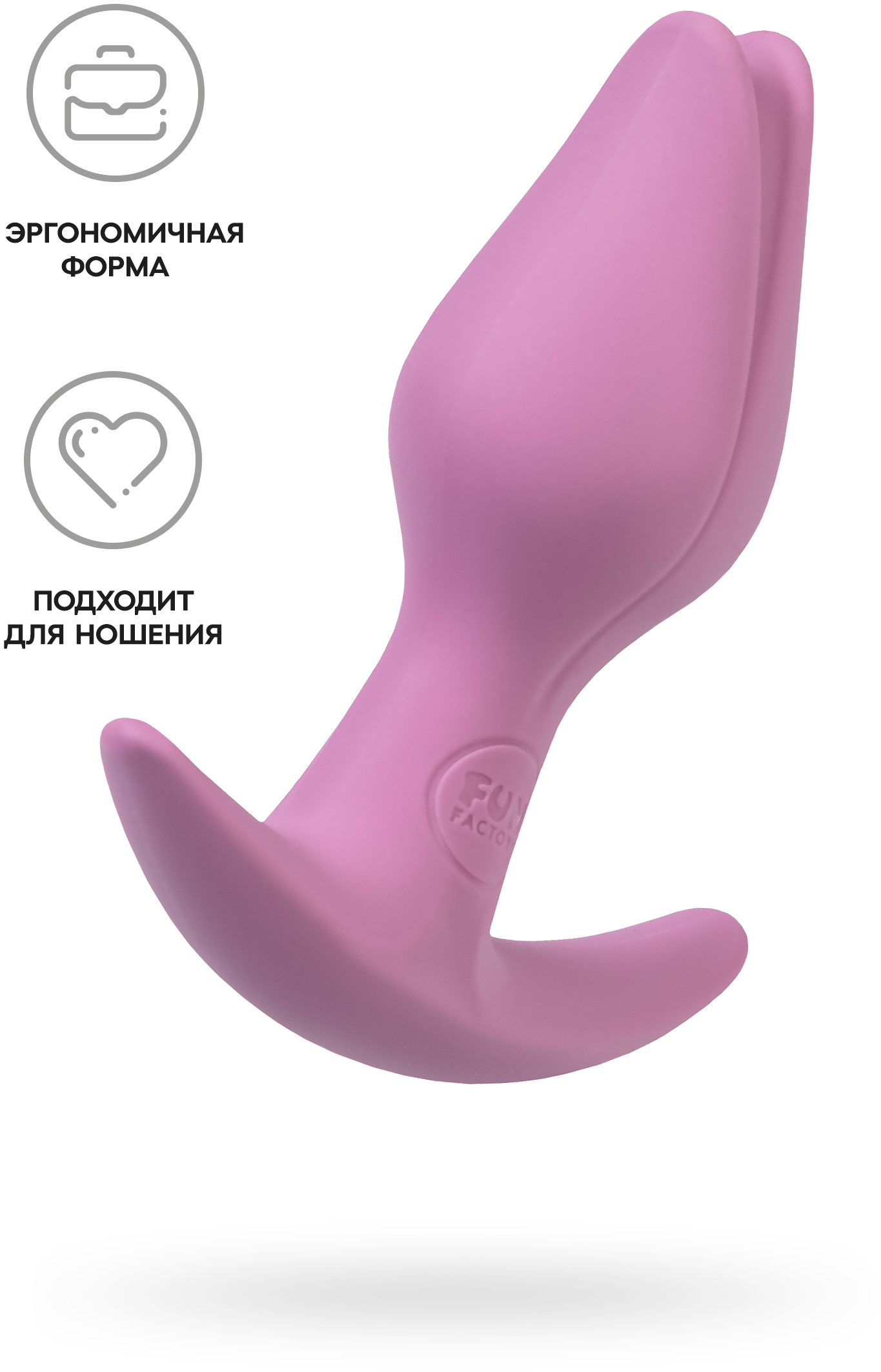 Анальная пробка для ношения FF BOOTIE FEM, розовый. 25600