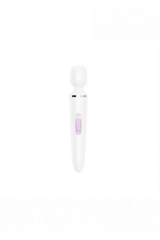 Универсальный вибромассажер Satisfyer Wand-er Woman (White/Chrome)