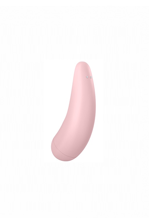 Вакуумно-волновой стимулятор Satisfyer Curvy 2+ с возможностью управления через приложение - розовый