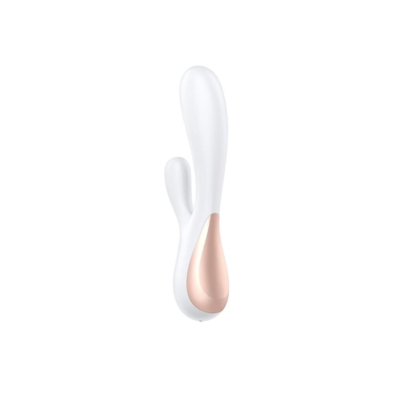 Вибромассажер Satisfyer Mono Flexс возможностью управления через приложение - белый