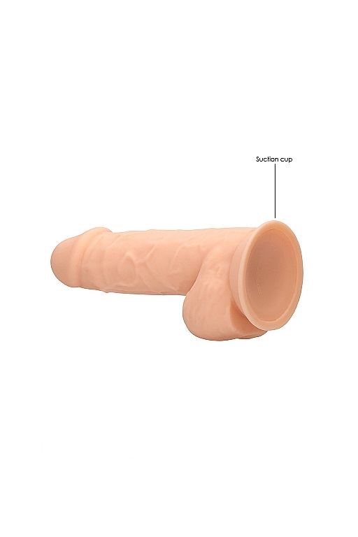 Фаллоимитатор Silicone Dildo With Balls - 21,6 см.