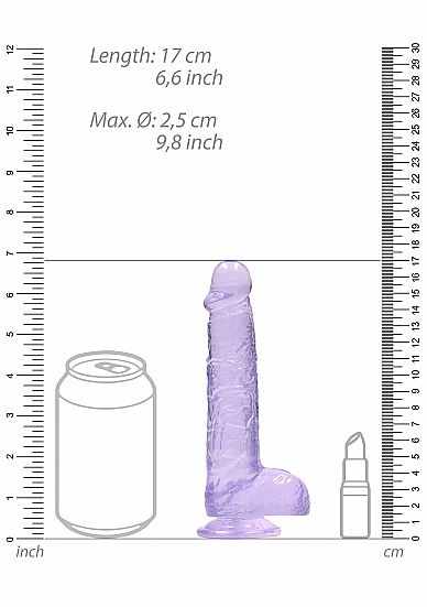 Фаллоимитатор 15 см. Realistic Dildo With Balls