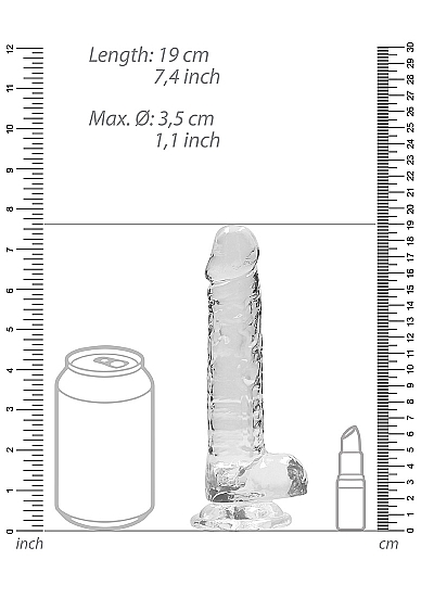 Фаллоимитатор 18 см. Realistic Dildo With Balls