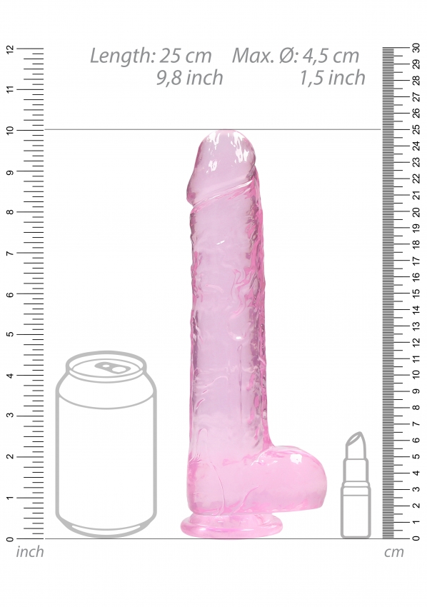 Фаллоимитатор 23 см. Realistic Dildo With Balls