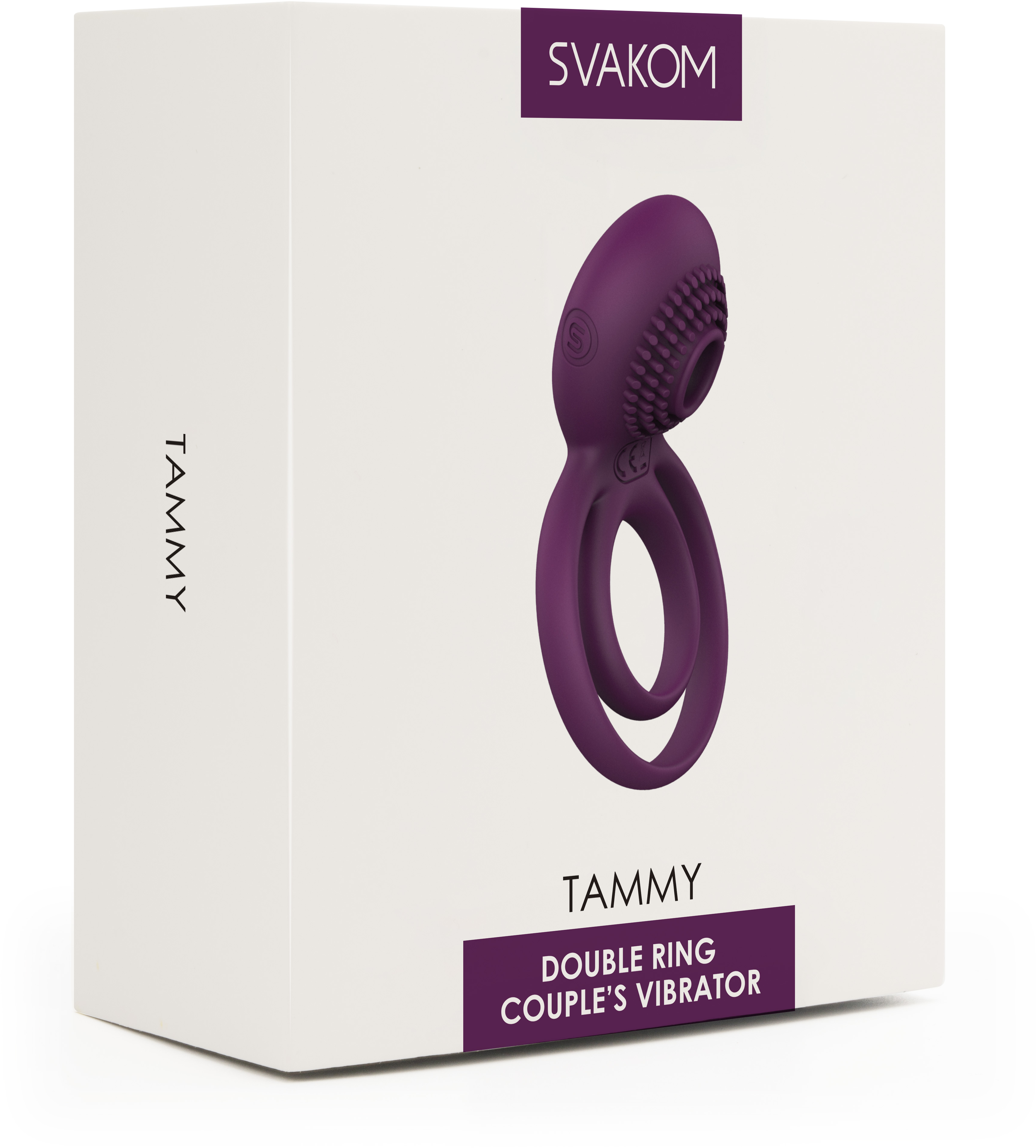 Двойное эрекционное виброкольцо Tammy Violet