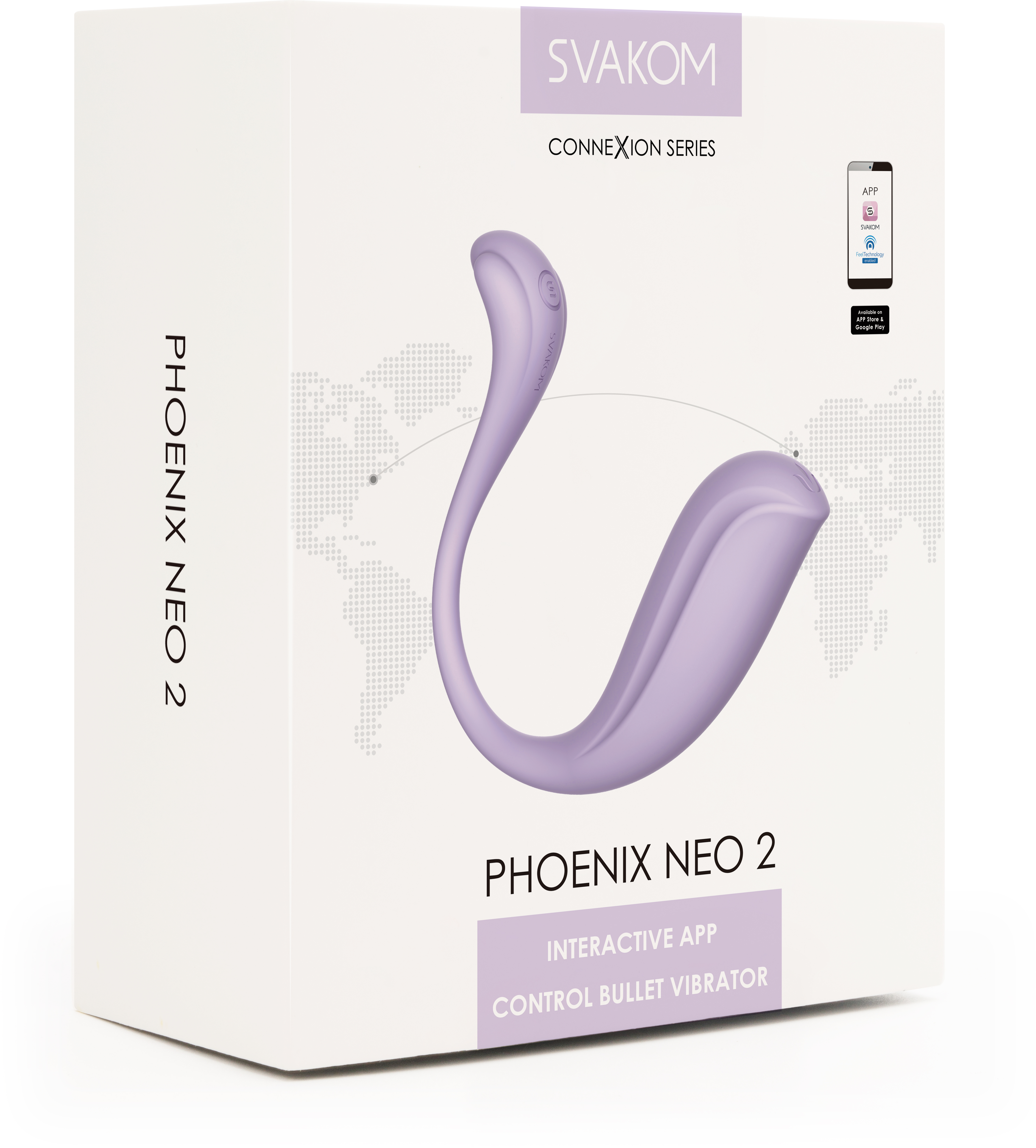 Интерактивный вибромассажер PHOENIX NEO 2 Pastel Lilac