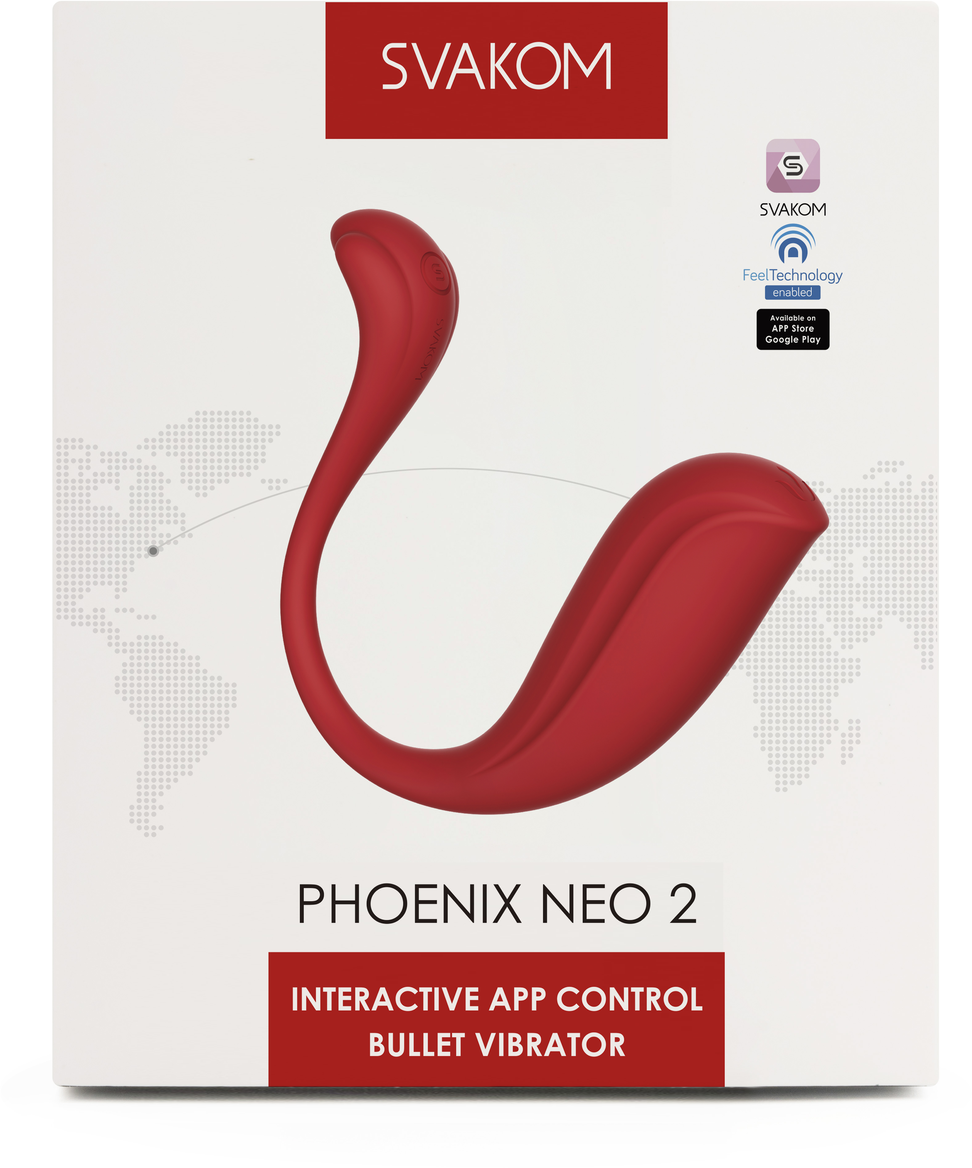 Интерактивный вибромассажер PHOENIX NEO 2 Red