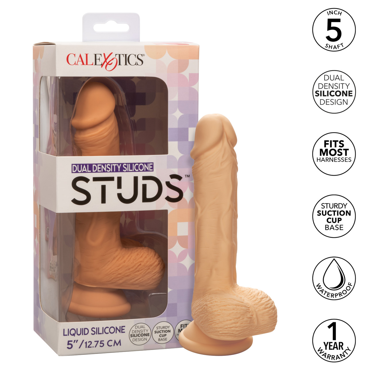 Фалоимитатор Dual Density Silicone Studs (12,75 х 3,25 см.)