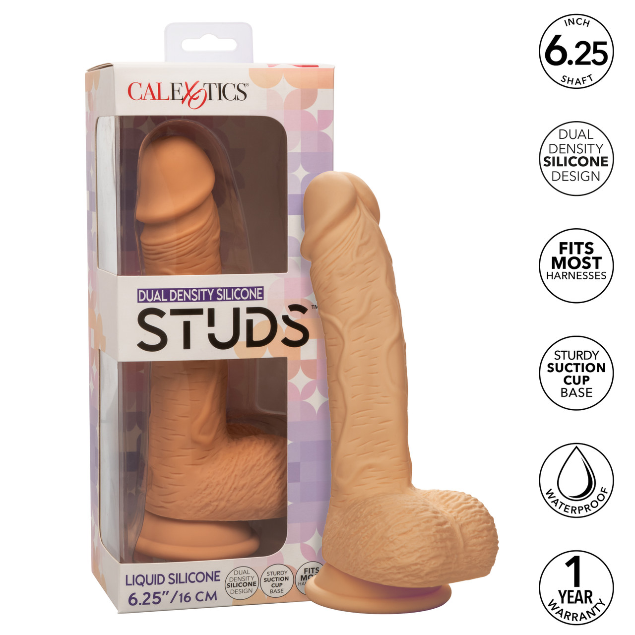 Фалоимитатор Dual Density Silicone Studs (16 х 4 см.)