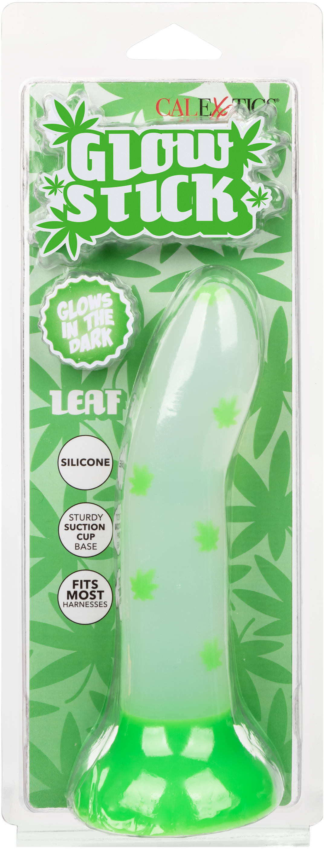 Светящийся фаллоимитатор фаллоимитатор Glow Stick Leaf