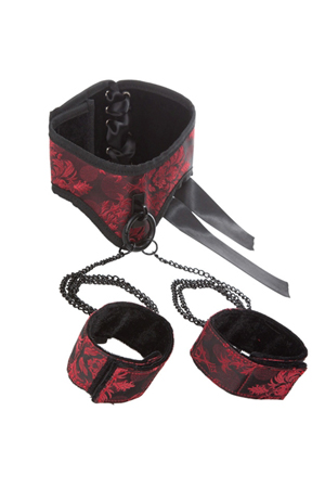 Ошейник с наручниками Scandal Posture Collar with Cuffs