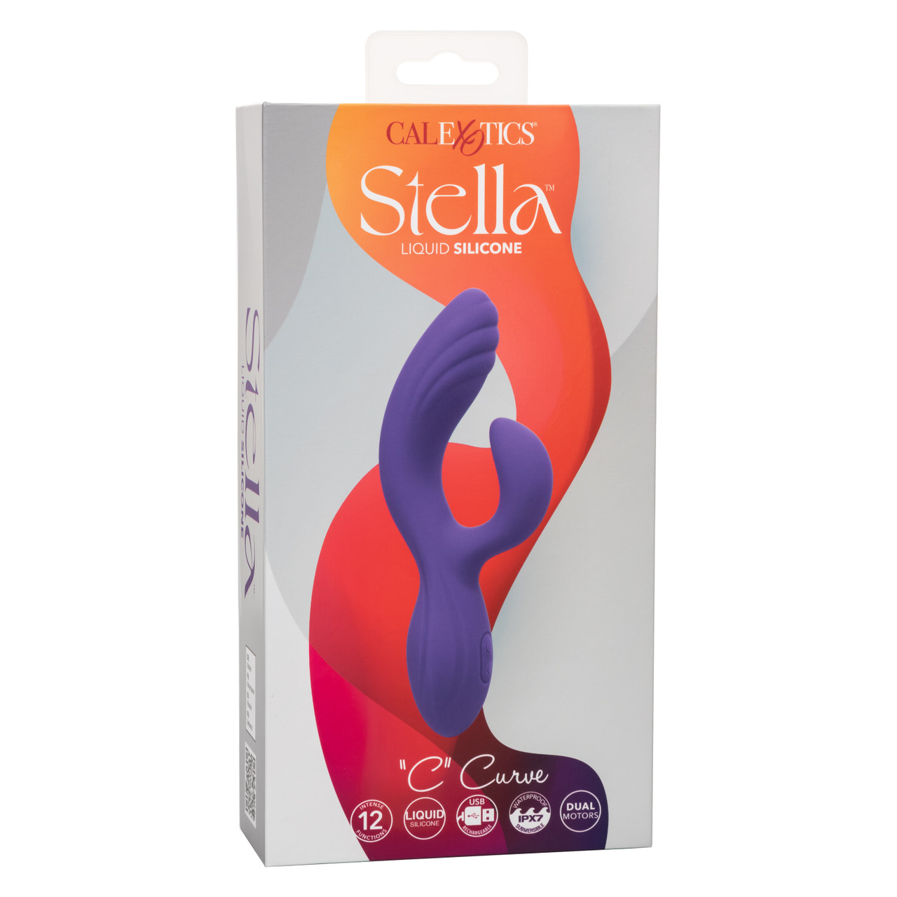 Вибромассажер STELLA LIQUID SLCNE DUAL CURVY