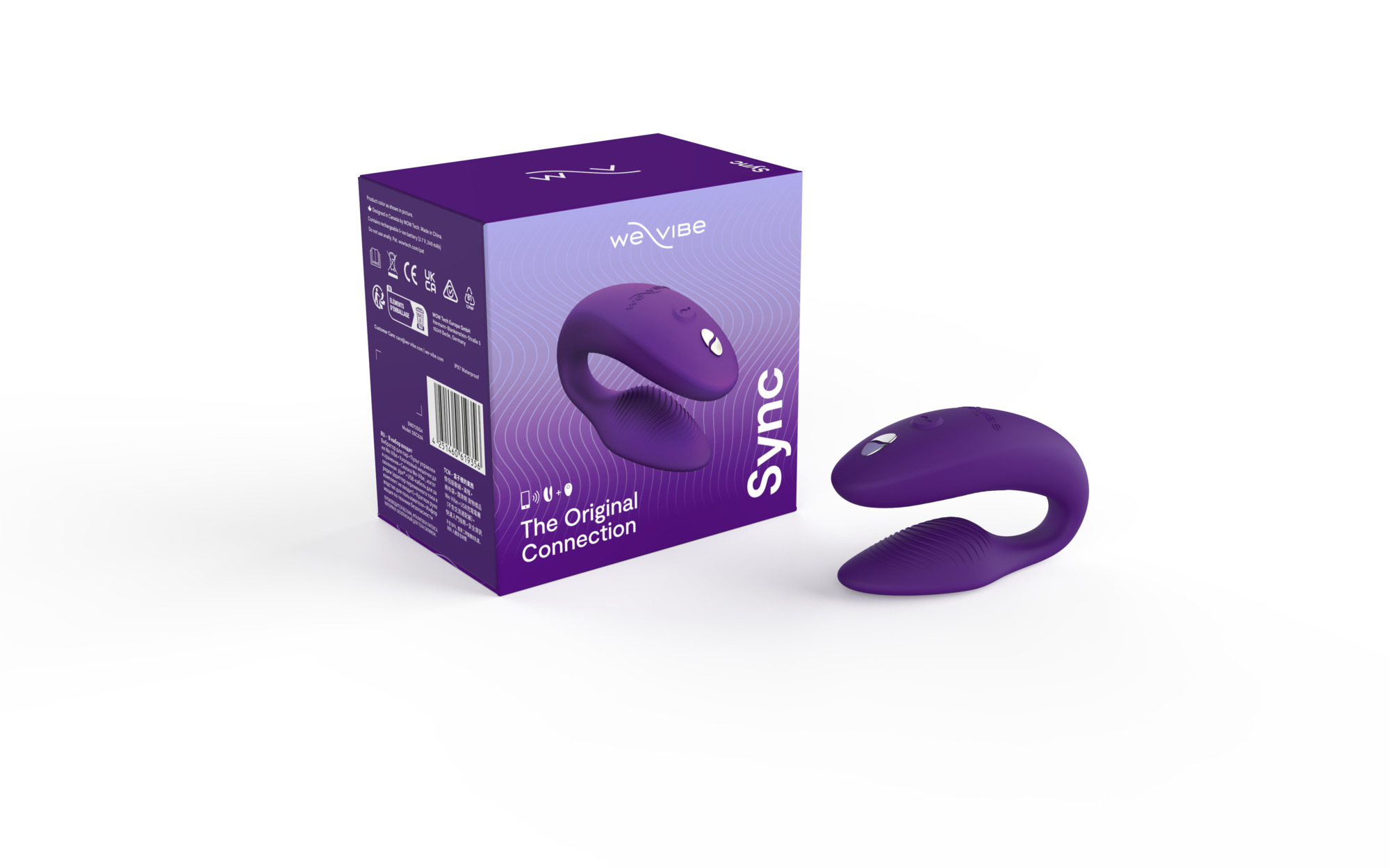 Вибромассажер для пар We-Vibe Sync 2 Purple