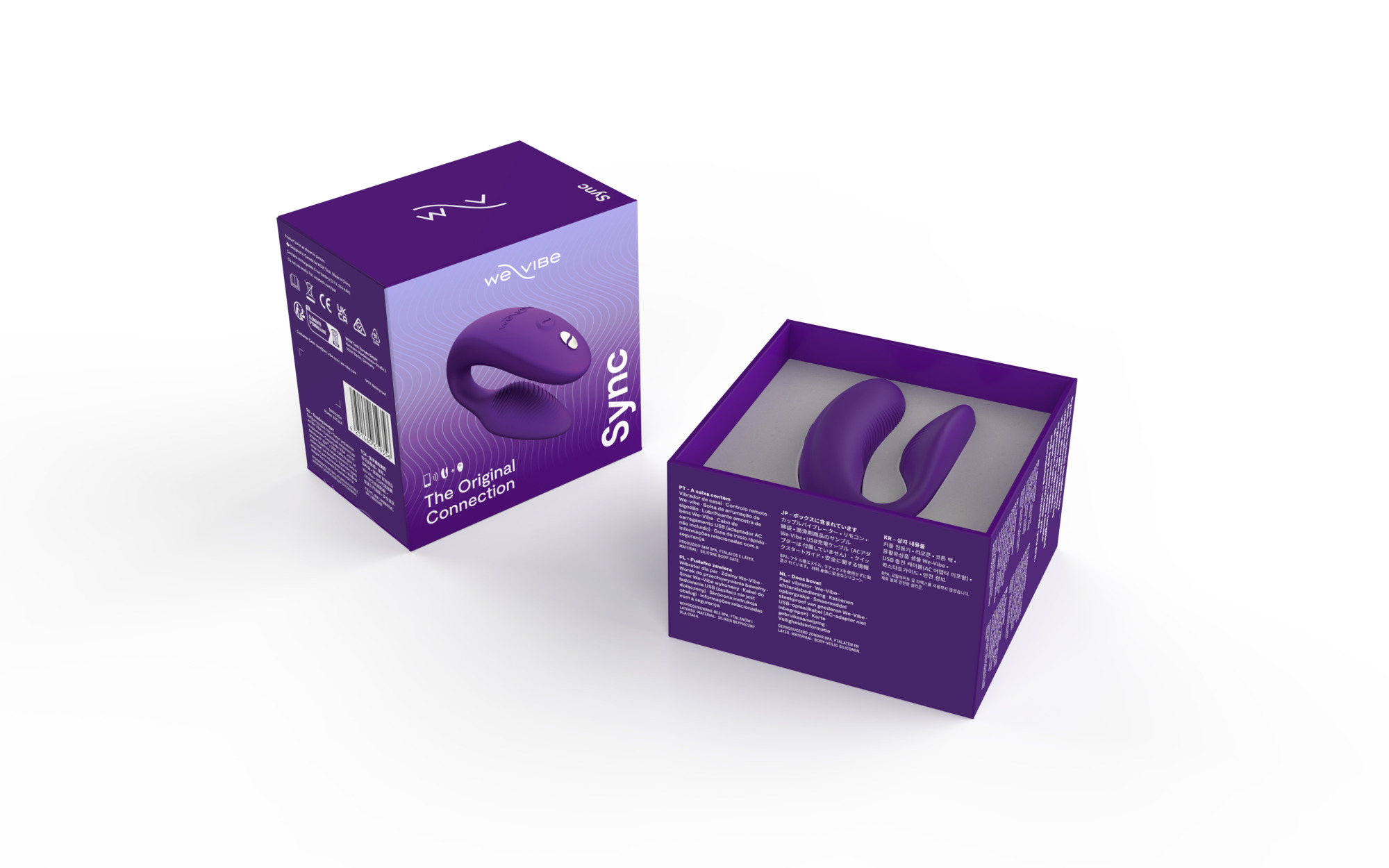 Вибромассажер для пар We-Vibe Sync 2 Purple