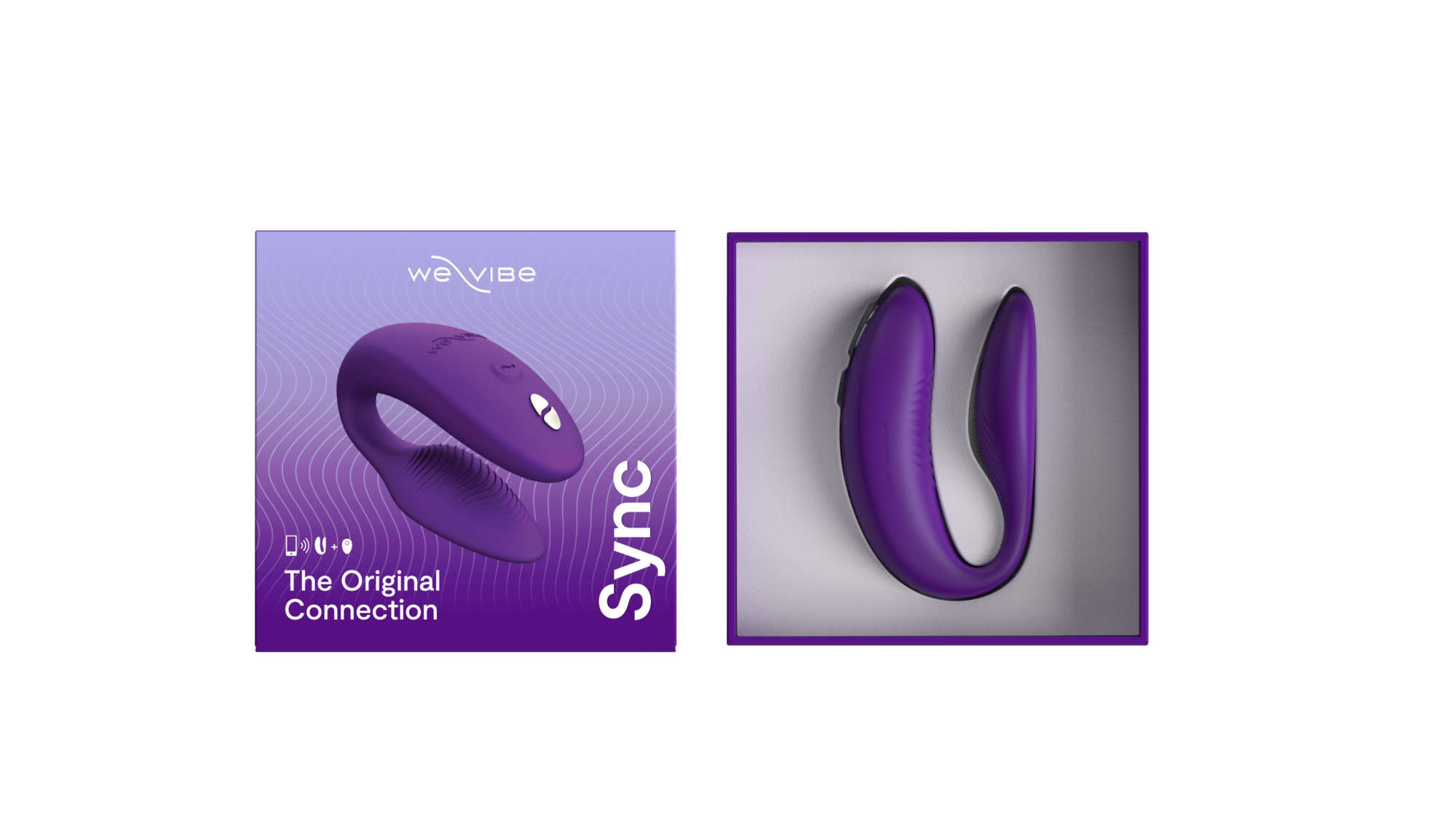 Вибромассажер для пар We-Vibe Sync 2 Purple